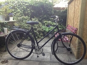 Vintage 1940&amp;apos;s black ladies Raleigh bicycle
