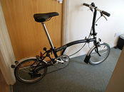 Brompton S2L BLACK Bike - 2 Speed foldable bicycle bike Near MINT- 865 rrp