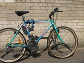 "19 frame unisex mountain bike bicycle in great riding order lovely multi colour frame&#163;55 Brixton, London