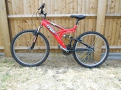 2011 TRAX TFSI FULL SUSPENSION MOUNTAIN BIKE MEDIUM FRAME 26in WHEELS SERVICED AND READY TO RIDE&#163;55 Romford, London