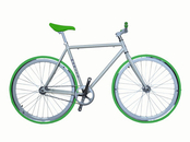 Moritz Bikes 2013 WHITE GREEN  Fixie Singlespeed FlipFlop Bicycle